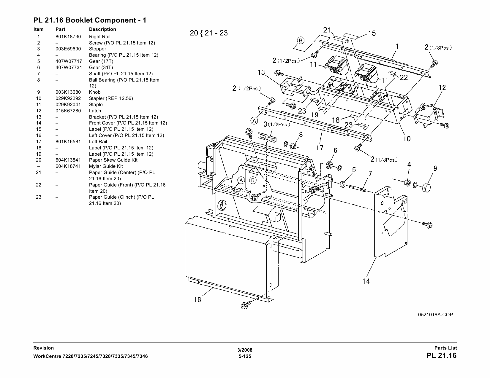 Xerox Workcentre 3115 Service Manual
